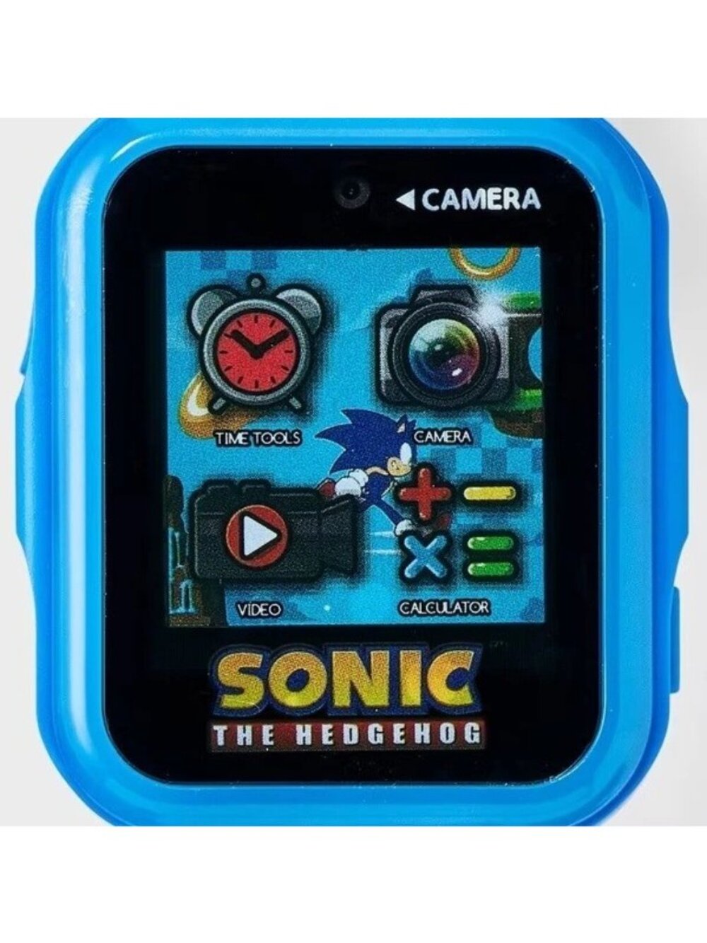 Sonic the Hedgehog Touchscreen Kids' Smart Watch w/ Silicone Strap & 6 Games - Picture 3 of 9
